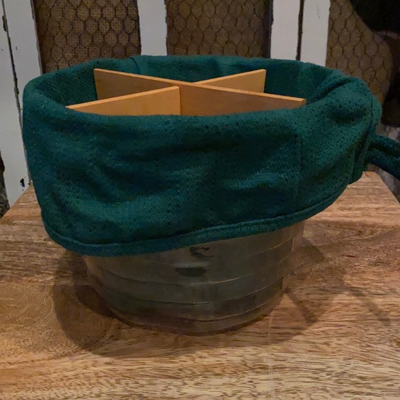 Longaberger Other - Longaberger protector, green liner & wood divider